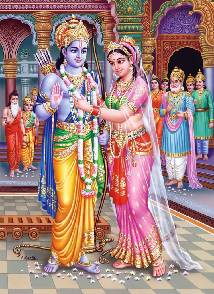 Lord Rama's queen Sita